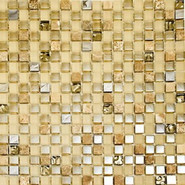 Мозаика Imagine lab GHT46 стекло+камень (15х15 мм)