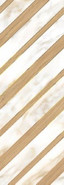 Декор Calacatta Oro Chevron 24.2x70 глянцевый керамический