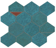 Мозаика Blaze Verdigris Mosaico Nest 29,4x25,8 керамическая