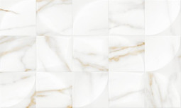 Настенная плитка Marmaris White Белый 02 30х50 Gracia Ceramica глянцевая керамическая 010100001395
