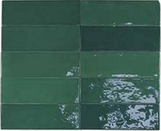 Настенная плитка Safi Emerald (122102) 5,2х16 DNA Tiles глянцевая керамическая