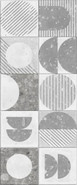 Настенная плитка Lane Grey Серый 03 25х60 (рельеф) Gracia Ceramica матовая, керамическая 010100001541