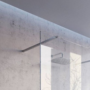 Держатель и фиксатор для душевого ограждения W SET-900 к изделиям Walk-In Wall, Corne
