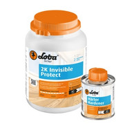 Лак для паркета Lobadur WS 2K Invisible Protect AT экстраматовый 1 л