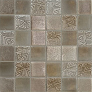 Мозаика Togama Interior Silver стекло 30.7х30.7 см матовая чип 50х50 мм, черный