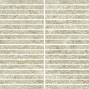 Мозаика Italon Magma Mineral Mosaico Strip керамогранит 30х30 см матовая бежевый, серый 610110001363