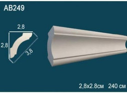 Перфект Карниз потолочный гладкий AB249F