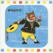 Декор NT/A265/5009 Большое Путешествие Madrid 20х20 Kerama Marazzi глянцевый керамический