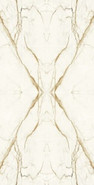 Керамогранит Marvel Calacatta Imperiale 75x150 Lp Macchia Aperta (A4PI) лаппатированный (полуполированный)