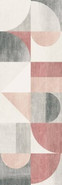 Декор 9532 Purple Grey Decor Retro Ret. 30x90 матовый керамический