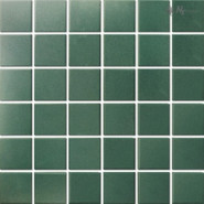 Мозаика P-543 керамика матовая 30.6х30.6 см NSmosaic Porcelain Series чип 48х48 мм, зеленый
