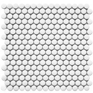 Мозаика Керамическая Penny Round White Matt (NK41000) 315х309х6