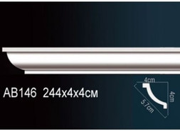 Перфект Карниз потолочный гладкий AB146