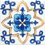 Декор STG/A452/5232 Капри Майолика 20х20 Kerama Marazzi глянцевый керамический