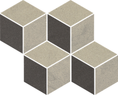Мозаика Rockstone Antracite Mozaika Cięta Mix 20,4x23,8 керамогранит матовая, серый 5900144089495