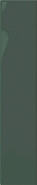 Настенная плитка Plinto Green Gloss 10.7х54.2 DNA Tiles глянцевая керамическая 78803274