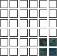 Мозаика для бассейна фарфоровая Verde Guatemala VG55 Serapool 5х5 матовая, рельефная, глазурованная под камень зеленая