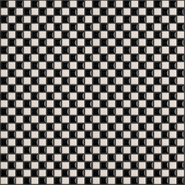 Мозаика Dama003 керамика 30х30 см Appiani Texture матовая чип 12х12 мм, белый, черный