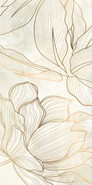 Декор Lumiere Dec.Foglia d'Oro 60х120 La Fenice керамогранит матовый УТ-00030892