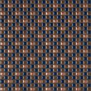 Мозаика Trio004 керамика 30х30 см Appiani Texture матовая чип 12х12 мм, коричневый, синий