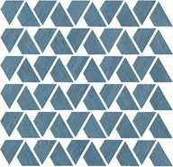 Мозаика Raw Blue Flag (9RFB) 31,1x31,6 керамика матовая, синий