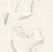 Мозаика I Classici Statuario 7,5x15 6 mm Mur. Glos (747803) керамогранит 30х30 см глянцевая, белый, серый