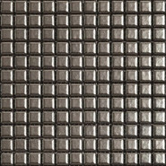 Мозаика Metallica Alluminio керамика 30х30 см Appiani глянцевая чип 25х25 мм, коричневый MTL 7006