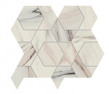 Мозаика Marvel Bianco Fantastico Hex 25,4x29,6 керамогранитная