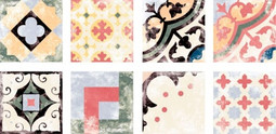 Плитка универсальная MIX Art Decor DC16 20x20 DeShun Ceramics матовая керамическая