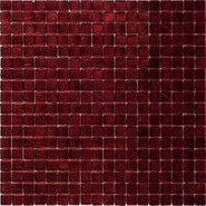 Мозаика Sagitta-10 стекло 29.5х29.5 см глянцевая чип 15х15 мм, коричневый, красный
