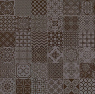 Керамогранит Ethnic Anthracite Rec Bien Seramik 60x60 глазурованный, матовый универсальный BIEN0058