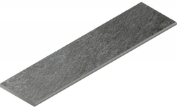 Керамогранит Magma Graphite Bordo 30x120 Round Italon x2 структурированный бортик закругленный 620090001318