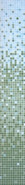 Мозаика Degradados Nilo-1 № 602/600/507/503/510 31,7x31,7 (на сетке) 2.5x2.5 стекло