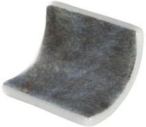 Мозаика Ezarri Cove Dolerite Safe стекло 3х5х3 см матовая, антислип чип 50х50 мм, серый