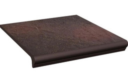 Ступень фронтальная Semir Rosa Kapinos Stopnica Prosta 30x33 клинкер матовая Paradyz Ceramika