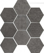 Керамогранит Riabita Industrial Esagona Fabric 24х27.7 (56 B) матовый