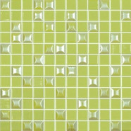Мозаика Edna Mix №601 Зеленый (на сетке)
