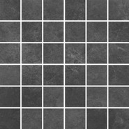 Мозаика Mosaic Tacoma Steel 29.7x29.7 керамогранит матовая, черный