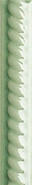 Бордюр ADMO5188 Trenza PB C/C Verde Oscuro керамический
