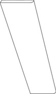 Плинтус Epos Ivory Battiscopa 7,2x60 Lap/Эпос Айвори 7.2x60 лаппатированный (полуполированный) керамогранит