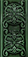 Бордюр Cevica Plus Classic 10 Esmeralda Craquele 7.5х15