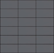 Мозаика Seta Fumo керамика 30х30 см Appiani матовая чип 50х100 мм, серый SET 2003