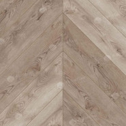 SPC ламинат Alpine Floor ECO 18-21 Гикори Chevron 43 класс 600х127х5 мм (каменно-полимерный) с фаской
