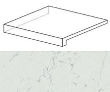 Ступень угловая Marvel Carrara Pure Scalino Ang. Sx керамогранит