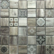 Мозаика Rabat Beige 30х30 (4.8x4.8) стекло