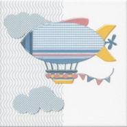 Декор VT/A374/5009 Бон Вояж "Дирижабль" 20х20 Kerama Marazzi матовый керамический