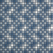 Мозаика Denim Ondulato 002 керамика 30х30 см Appiani матовая чип 12х12 мм, голубой, серый ONDU 002