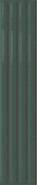 Настенная плитка Plinto Out Green Gloss 10.7х54.2 DNA Tiles глянцевая, рельефная (структурированная) керамическая 78803294