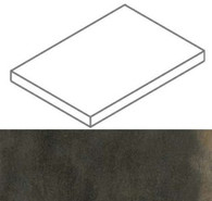 Ступень угловая Континуум Брасс Дарк Правая 33x160 керамогранит матовая 620070002367