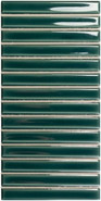 Настенная плитка Sb Royal Green 12,5x25 Wow глянцевая, рельефная (структурированная) керамическая 128702
